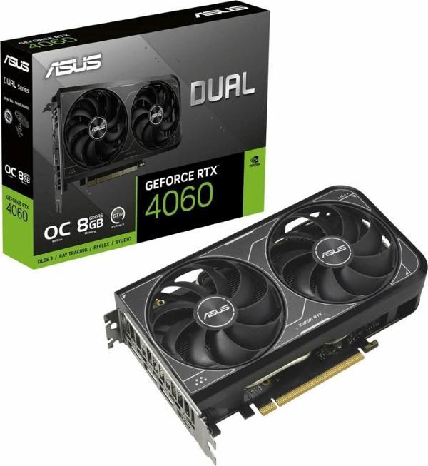 Asus Dual GeForce RTX 4060 OC 8GB GDDR6 128Bit HDMI/DP Ekran Kartı - Image 1