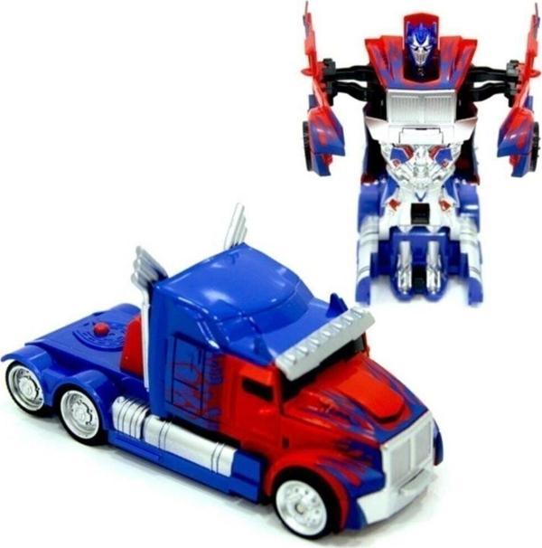 Can Transformers Tarzı Tıra Dönüşen 14 Cm Optimus Prime Robot - Image 1