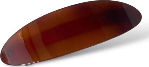Caş Dekorasyon Kahverengi Leopar Desenli Otomat Toka - Image 1