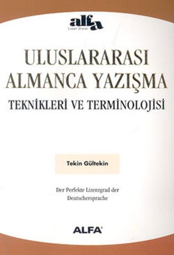 Uluslararası Almanca Yazışma Teknik - Alfa Yayıncılık - Image 1