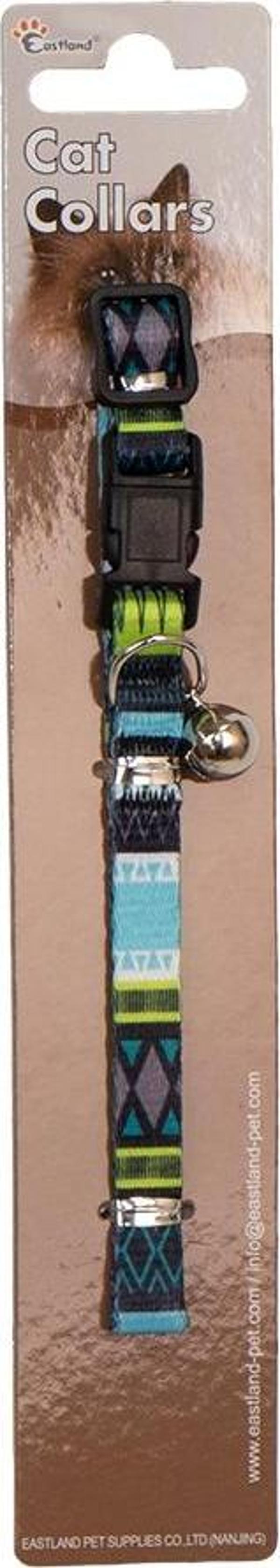 Eastland Klipsli Örgü Baskılı Kedi Tasması 22-30cm - Image 1