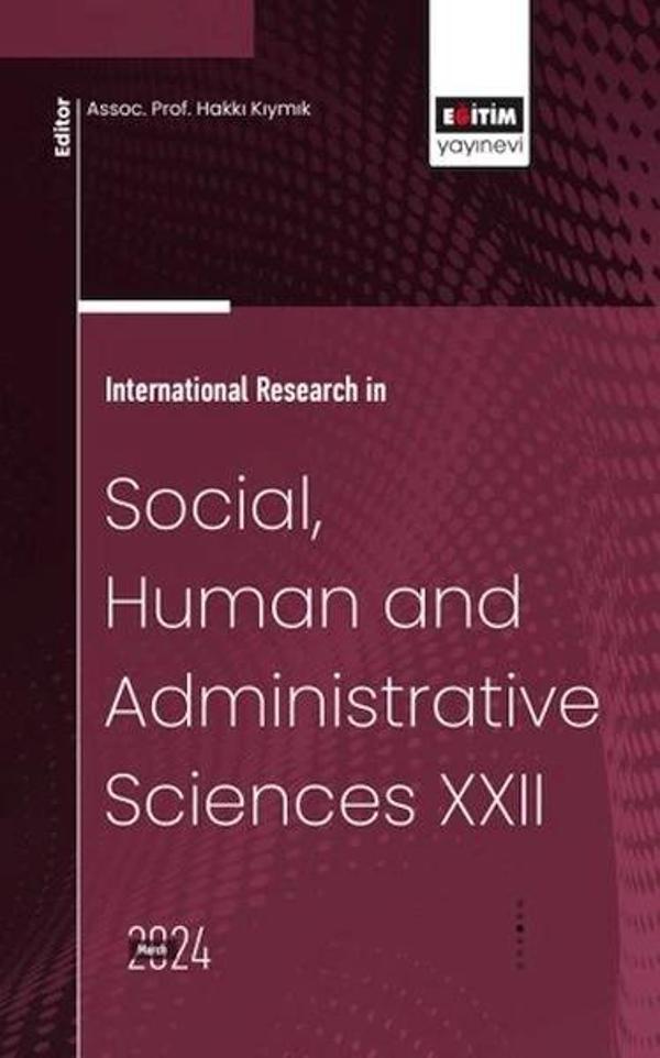 XXII_International Research In Social, Human And Admınıstratıve Scıences - Eğitim Yayınevi - Image 1