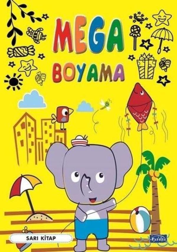 Mega Boyama Sarı Kitap - Parıltı Yayınları - Image 1