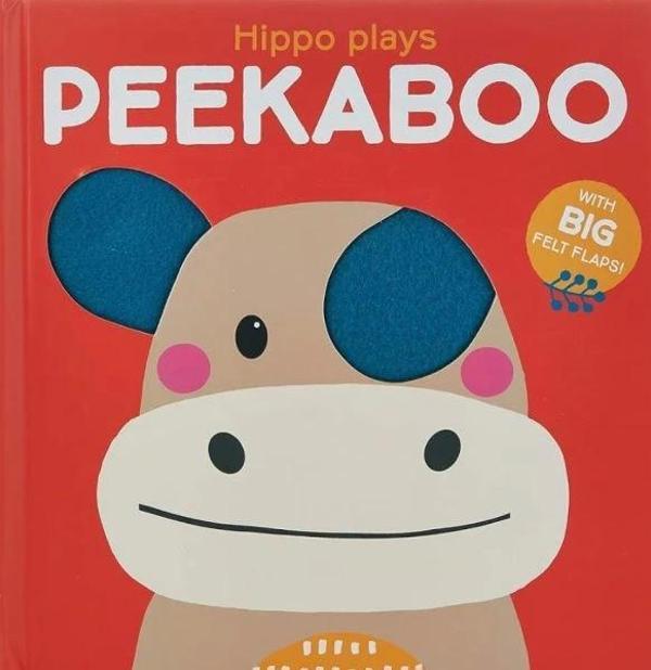 Peekaboo with Felt Flaps: Hippo Plays Peekaboo - Image 1