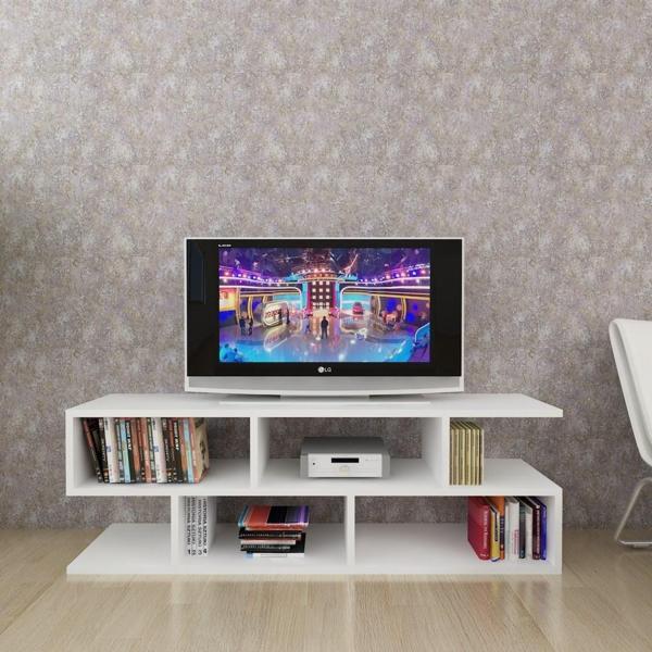 Kelebek Tv Sehpası Beyaz - Image 1