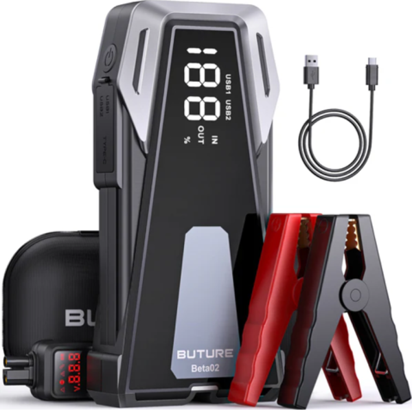 Buture BETA02 2500A 21800mah Akü Takviye Kiti (Çanta + Led Lamba + Powerbank) - Image 1