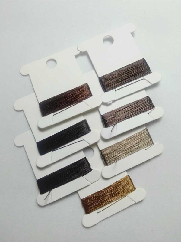 Eskişehir Hobi Sanat 0.2 Mm  2 Metre 7 Renk İnce Tesbih İpi Toplam 14 Metre - Image 1