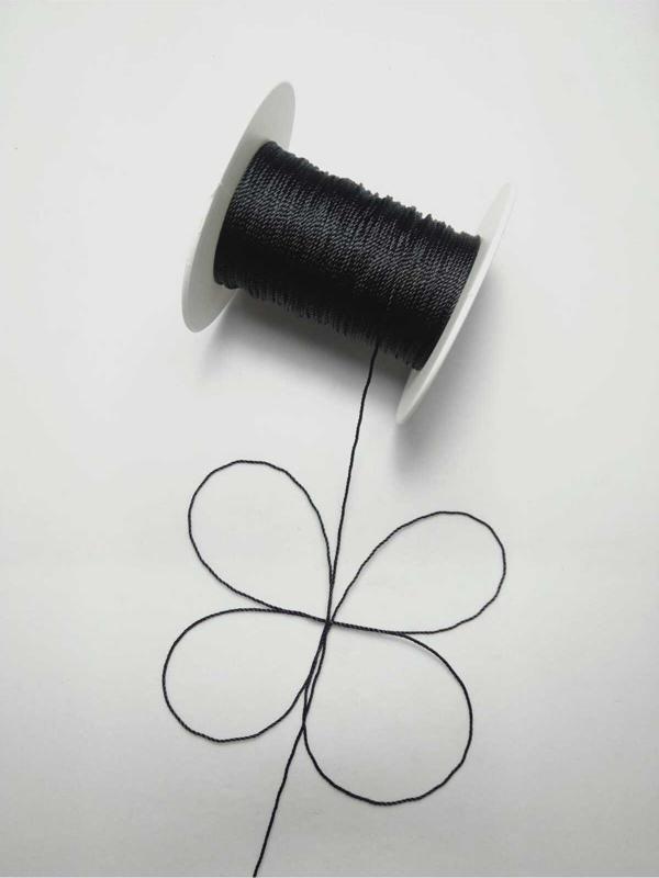 Eskişehir Hobi Sanat 0.8 Mm 20 Metre Tesbih İpi Siyah - Image 1