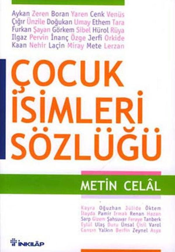 Çocuk İsimleri Sözlüğü - İnkılap Kitabevi Yayınevi - Image 1