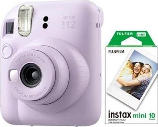 Fujifilm Instax Mini 12 Lila Fotoğraf Makinesi ve 10'lu Mini Film - Image 1