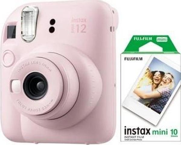 Fujifilm Instax Mini 12 Pembe Fotoğraf Makinesi ve 10'lu Mini Film - Image 1