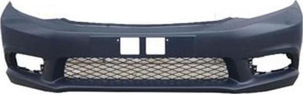2012-2014 Honda Civic Sd Ön Tampon Panjurlu Siyah (Sis Delikli-Far Yıkama Deliksiz)(My) (Adet) (Oem  - Image 1