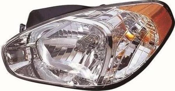 Accent Era 2006  Far Sol Sarı Sinyalli : Elektrikli   H4 Py21W W5W (Oem No:921011E051) - Image 1
