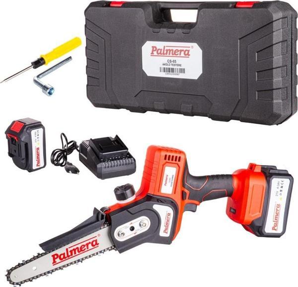 PALMERA CS-80 AKÜLÜ TESTERE 4.0 Ah+ŞARJ CİHAZI ÇİFT AKÜLÜ - Image 1