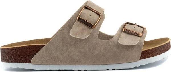 ROY JONES 7001 BEJ ERKEK COMFORT CASUAL ANATOMİK TOKALI TERLİK - Image 1