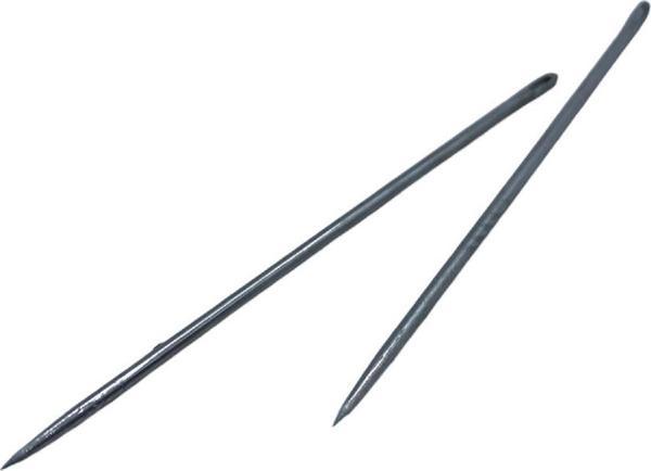 Saraç iğnesi, Deri Dikiş İğnesi Sivri Uç 2 Adet Deri El Aleti 1,2mm x 7,2cm - Image 1