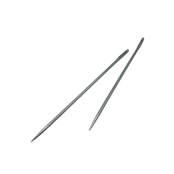 Saraç iğnesi, Deri Dikiş İğnesi Sivri Uç 2 Adet Deri El Aleti 1,5mm x 9,5cm - Image 1