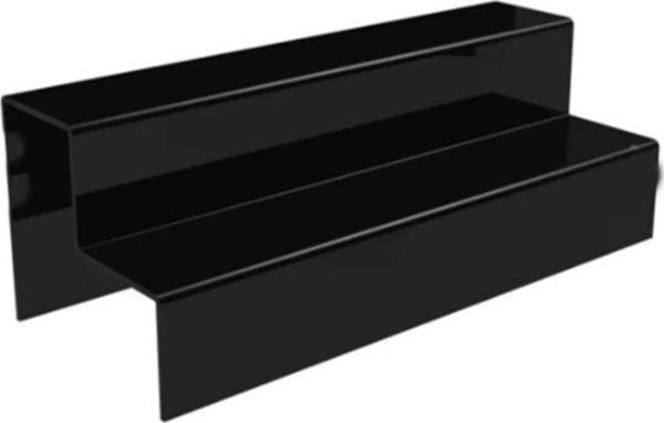 Bubistudios Pleksi 3 Katlı Merdiven Stand 4 Mm Şeffaf ( 10 X 50 Cm ) - Image 1