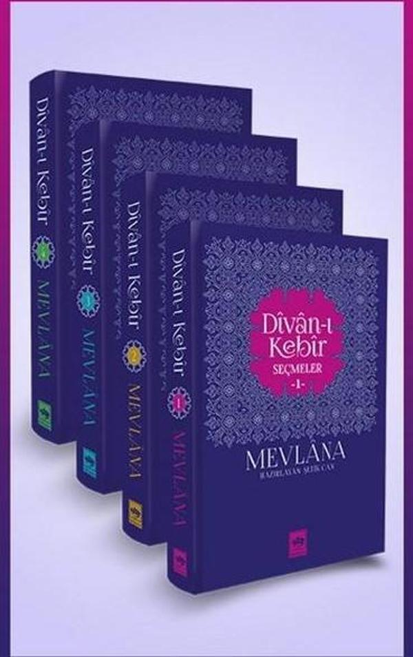 Divan-ı Kebir Seçmeler - 4 Kitap Takım - Ötüken Neşriyat - Image 1