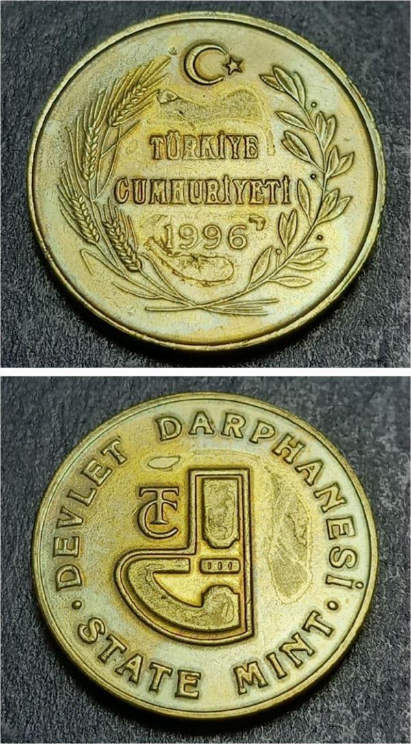 Escoines Koleksiyon 399636856fef565a4f Darphane Setinden Çıkma 1996 Darphane jetonu - Image 1