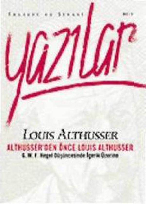 Althusser'den Önce Louis Althusser - Felsefi ve Siyasi Yazılar 2 - İthaki Yayınları - Image 1