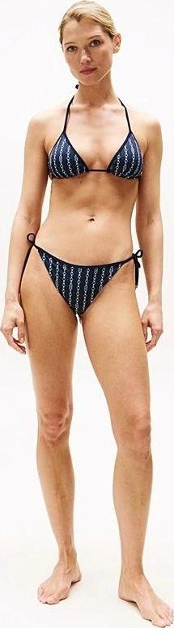 Tommy Hilfiger CHEEKY STRING SIDE TIE PRINT Kadın  Bikini UW0UW053160G3 - Image 1