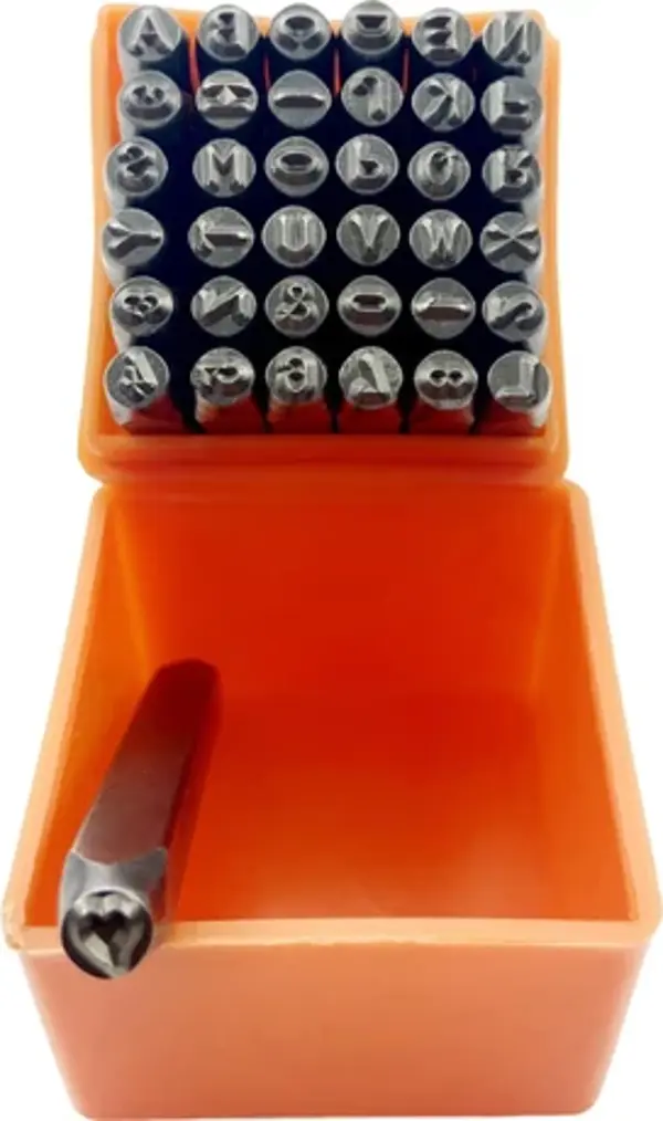 Obay Yolanda 37Pcs Numara Ve Harf Yumruk Seti Diy Damga Yumruk Zanaat Metal Damgalama Yumruk  - Image 1