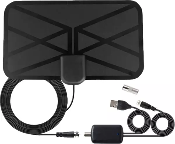 Obay Spibicyy 25Db Tv Anteni, Hd Dijital Iç Mekan Anteni Uzun 1500 Mil Menzil Desteği 4K 1080P Ve Daha Eski Tv'Nin Iç Mekan Hdtv Anteni  - Image 1