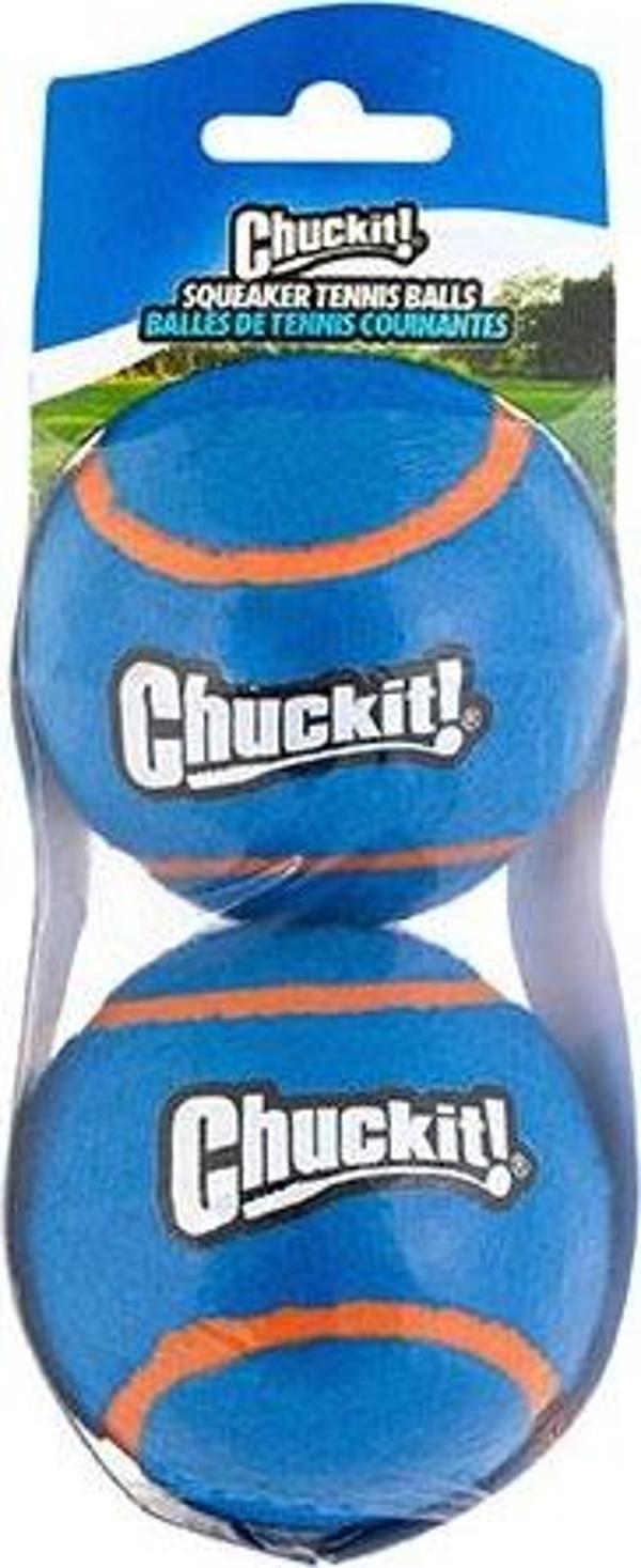 Chuckit! Sesli 2'li Tenis Köpek Oyun Topu Büyük Boy - Image 1