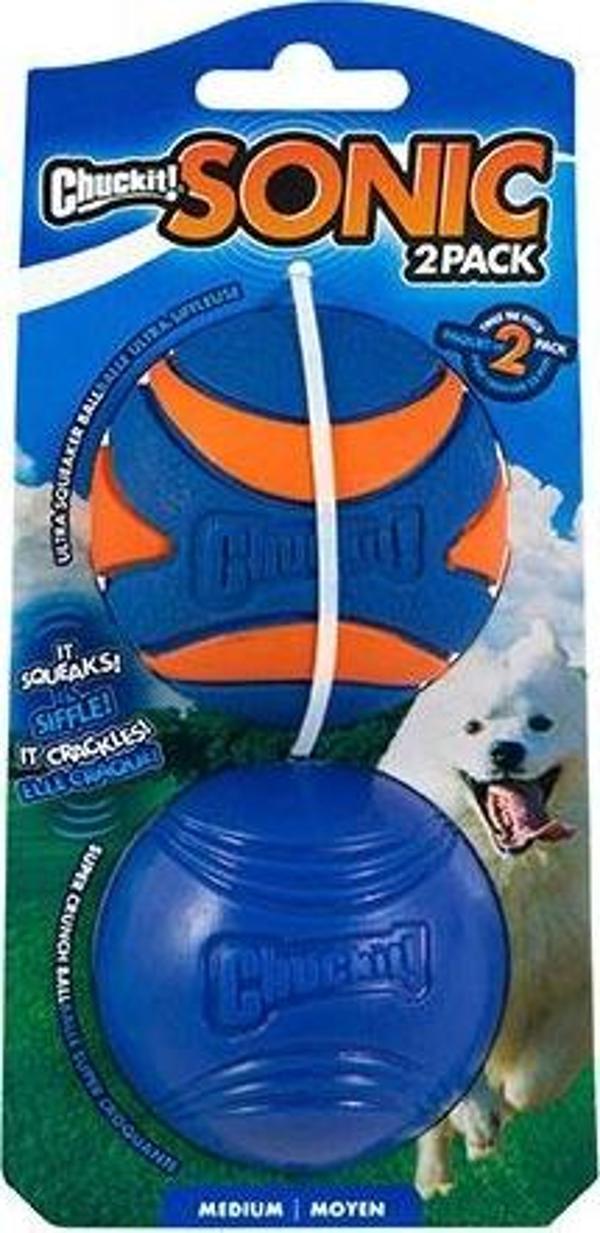 Chuckit! Sonic Köpek Oyun Topu İkili Set Medium 6,5 Cm - Image 1