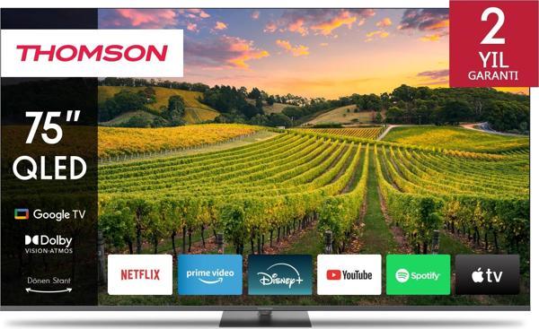 75QG5C14 75" 190 Ekran Uydu Alıcılı 4K Ultra Hd Dolby Vision, Dolby Atmos Google QLED Tv - Image 1