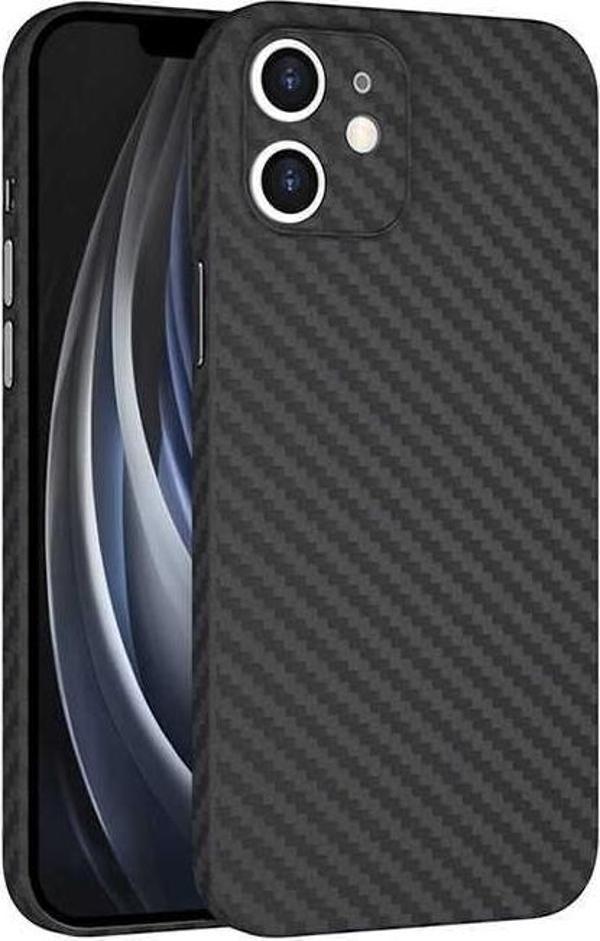 iPhone 12 Mini Kılıf ​​​​​Şık Karbon Fiber Tasarım Kılıf - Image 1