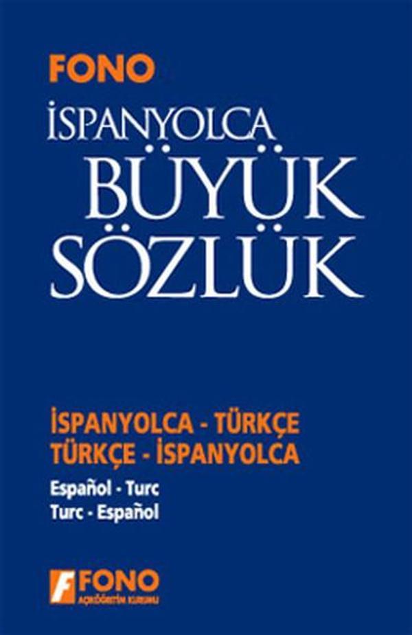 İspanyolca/Türkçe - Türkçe/İspanyolca Büyük Sözlük - Fono Yayınları - Image 1