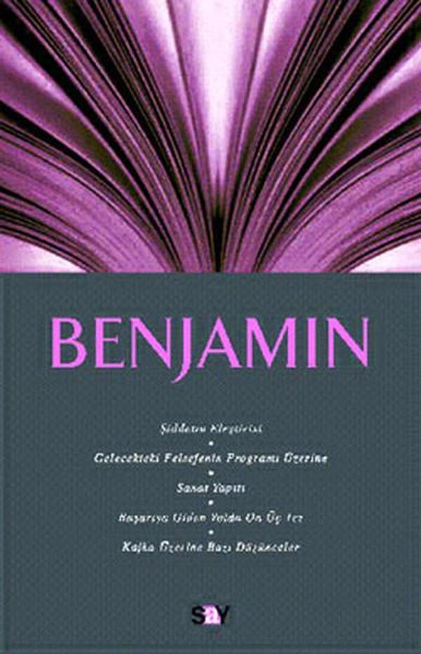 Benjamin-Fikir Mimarları 4 - Say Yayınları - Image 1