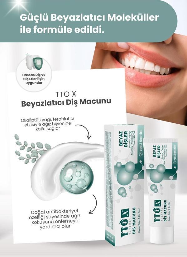 TTO X Hassas Dişler Ve Diş Etleri İçin Beyazlatıcı Diş Macunu - Image 1