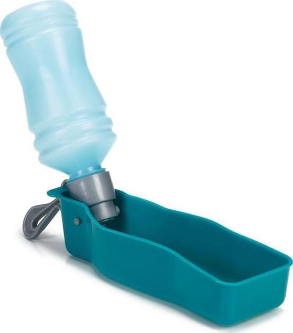 Beeztees Köpek Seyahat Su Şişesi, Mavi, 24,5x6,5x6,5cm, 250ml - Image 1