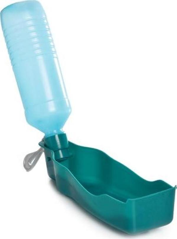 Beeztees Köpek Seyahat Su Şişesi, Mavi, 27x8x7,5cm, 500ml - Image 1
