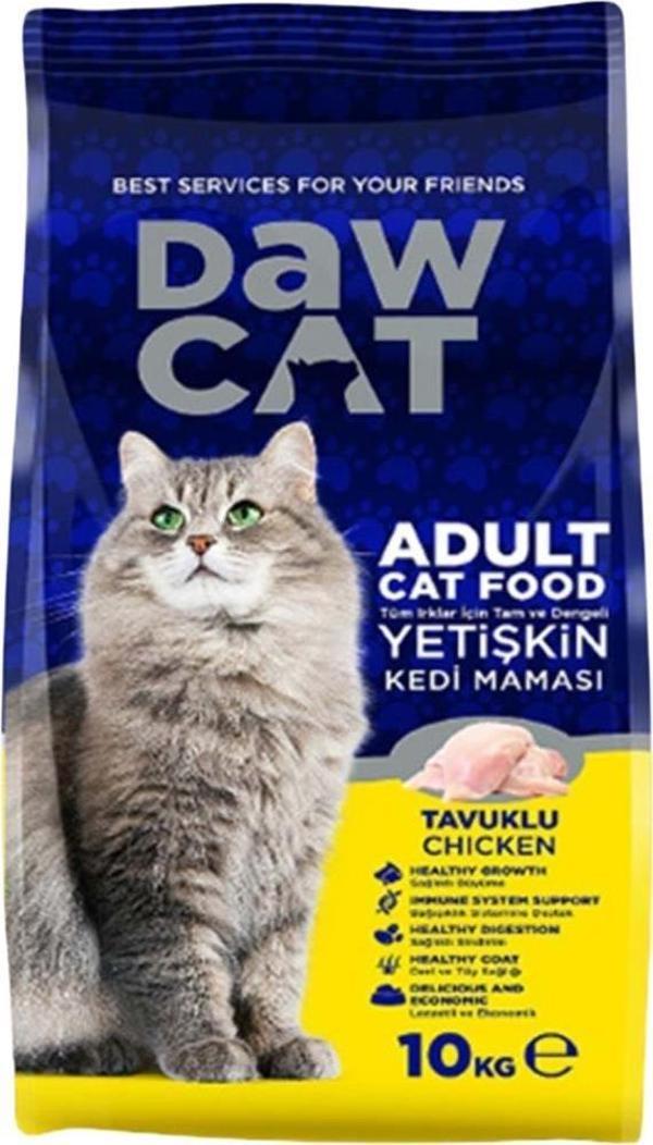 Yetişkin Kedi Maması - Dawcat - Tavuklu - 10 Kg - Image 1