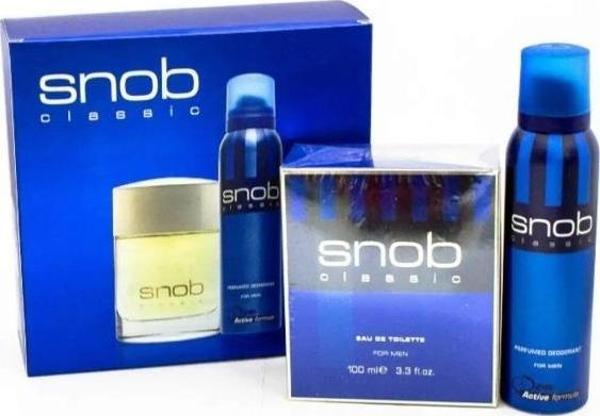 Snob Classic Erkek Parfüm Edt 100 ml Deodorant 150 ml - Image 1