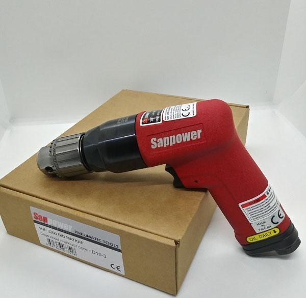 Sappower Havalı Matkap 10 mm 3200 D/D (Anahtarlı) - Image 1