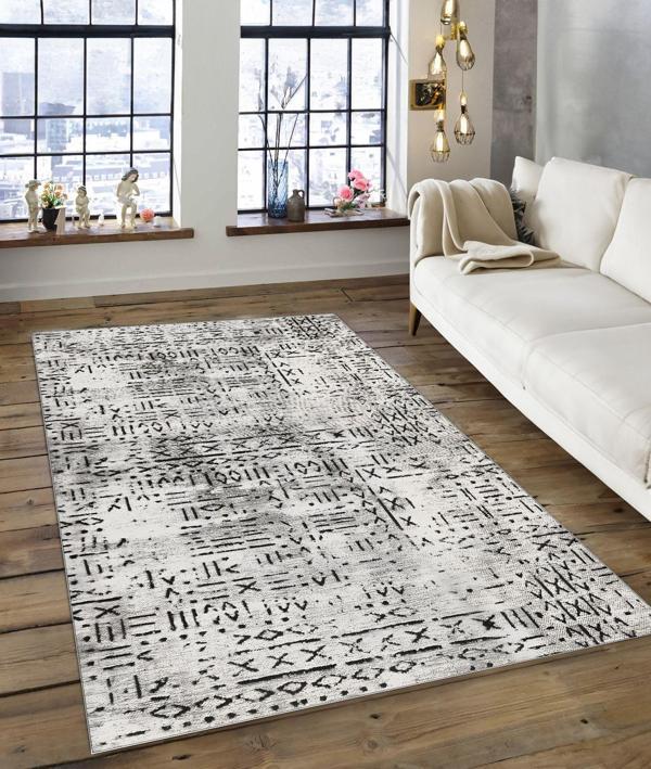 Dijidekor Işıltı Koleksiyonu Model171 Süngerli Dijital Baskılı Saçaksız Mutfak Halısı Yolluk - Image 1