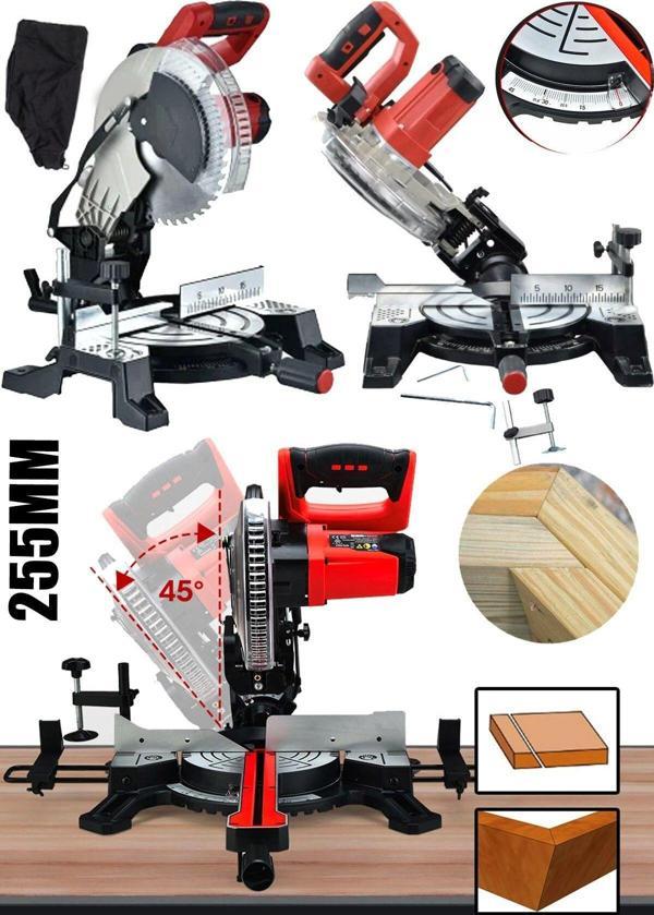 Staxx Power Staxx Premio Isınmaz Motor 255Mm Hassas Kesim Açılı Gönye Kesme Makinesi 3500W - Image 1