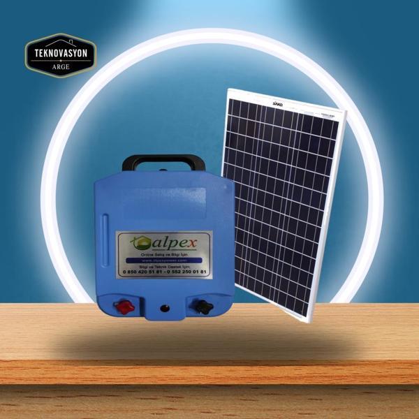 Alpex Elektrikli Çit Cihazı 25000 Volt Aç Kapa Model Panelli Set - Image 1