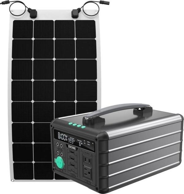 Zendure 600W Taşınabilir Güç İstasyonu ve 110W Esnek Panel - Image 1
