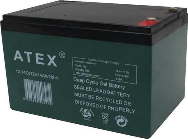 12 Volt 14 Ah Kuru Tip Bisiklet Aküsü - Image 1