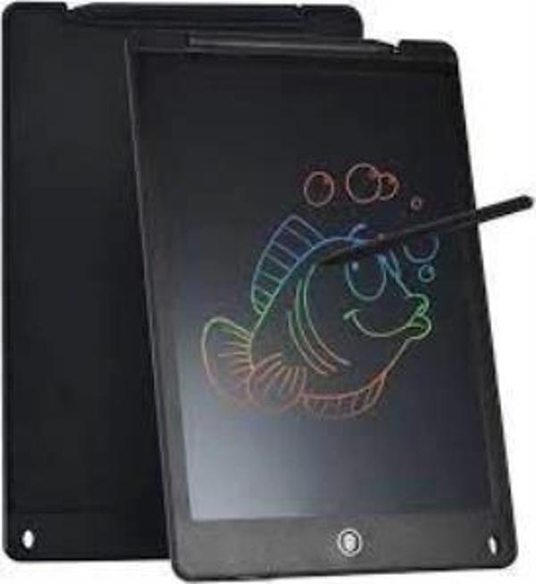 T12 Siyah Writing Tablet Lcd 12 Inç Dijital Kalemli Çizim Yazı Tahtası - Image 1