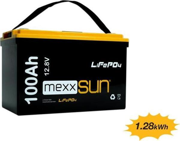 MEXXSUN Lityum Akü 12,8V 100Ah (LiFePo4) 1280Wh - Image 1