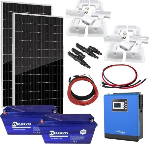 Güneş Enerjisi Karavan Solar Paketi 3kva Mppt İnverter 330w Güneş Paneli - Image 1