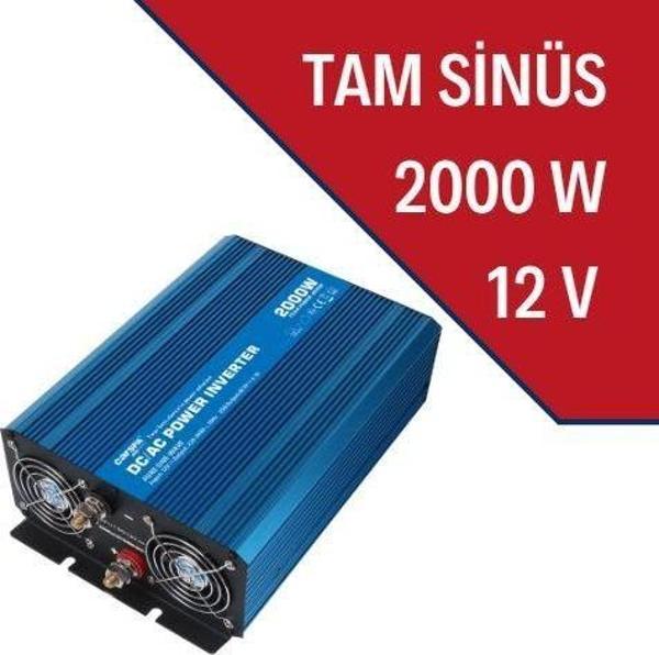Carspa Lexron 12 Volt 220 Volt Çevirici 2000 Watt Tam Sinüs İnvertör - Image 1