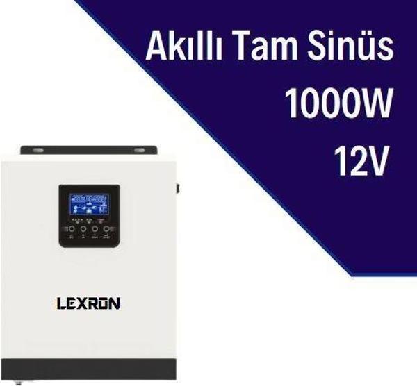 Lexron Smart 1KW 1000 W 12V Tam Sinüs Akıllı İnverter - Image 1